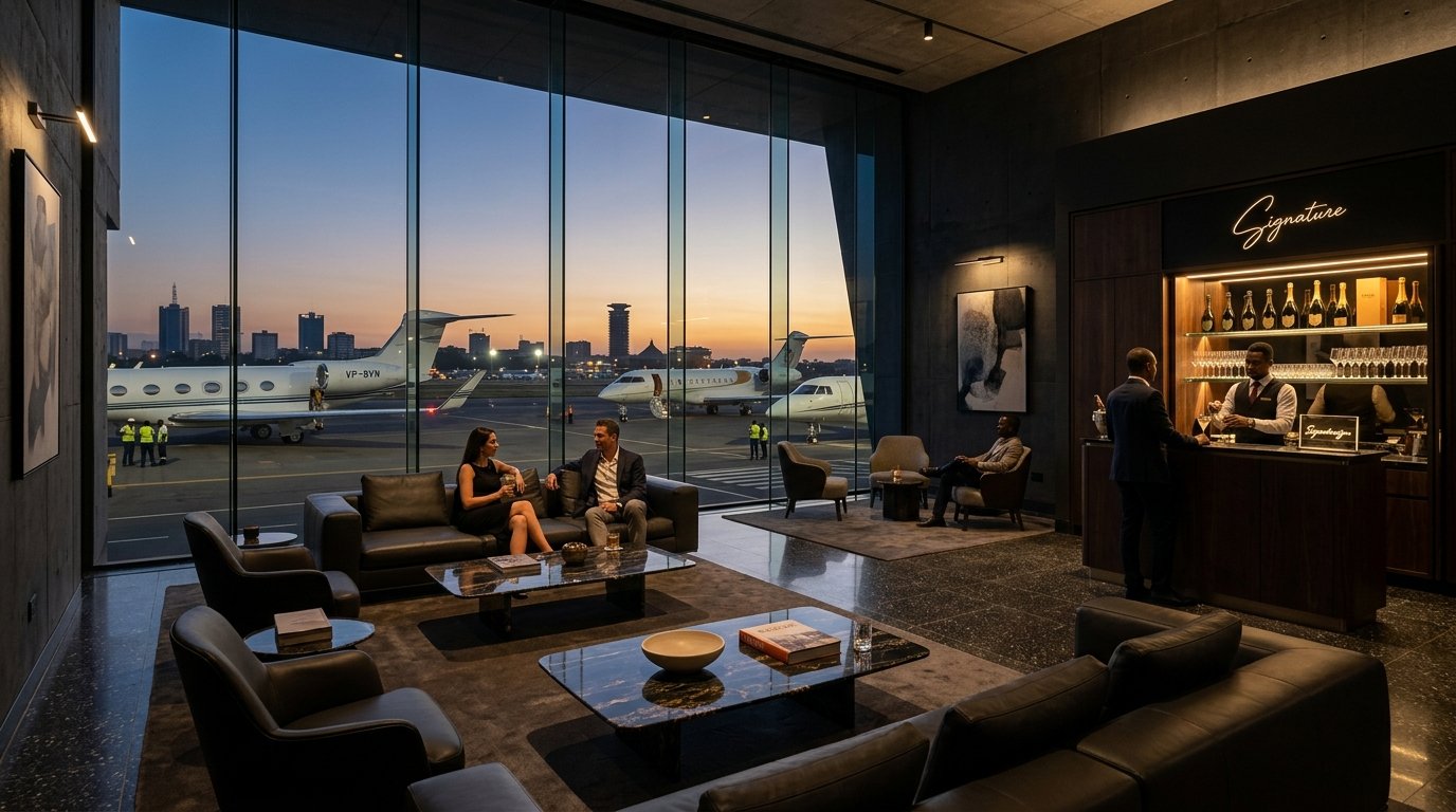 NEXORA Private VIP Terminal Lounge in Nairobi